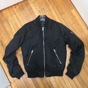Top Shop Black Bomber Jacket
